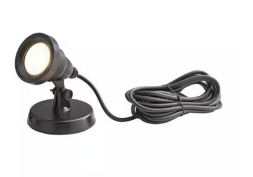 Lot of (2) Hampton Bay 1-Light Integrated LED Black Low Voltage Pond Light - Lot 840