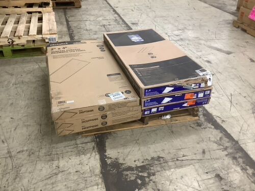 Lot of (6) 2 x 4 LED Shop Lights - Uninspected - Lot 75