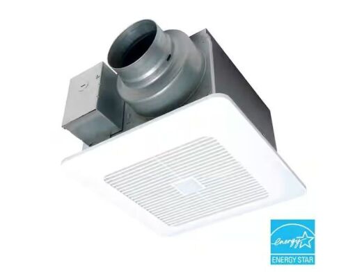 Panasonic WhisperSense DC Fan with Motion and Humidity Sensors Delay Timer and Pick-A-Flow Speed Selector 50, 80 or 110 CFM - Lot 64