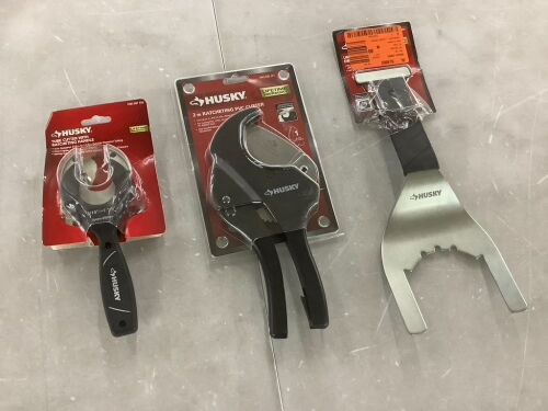 Lot of (3) Husky Hand Tools  - Lot 204