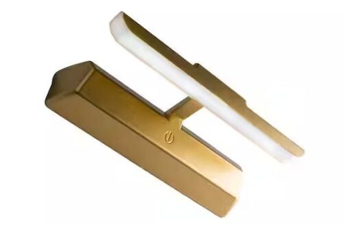 Lot of (3) Westek Satin Gold 8 in. LED Swivel Picture Light with Remote Control - Lot 207