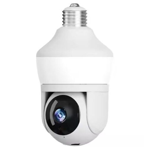 Lot of (2) SIGHT BULB Motion Detecting 360-Degree Indoor/Outdoor Wi-Fi Home Security Camera with Light - Lot 208