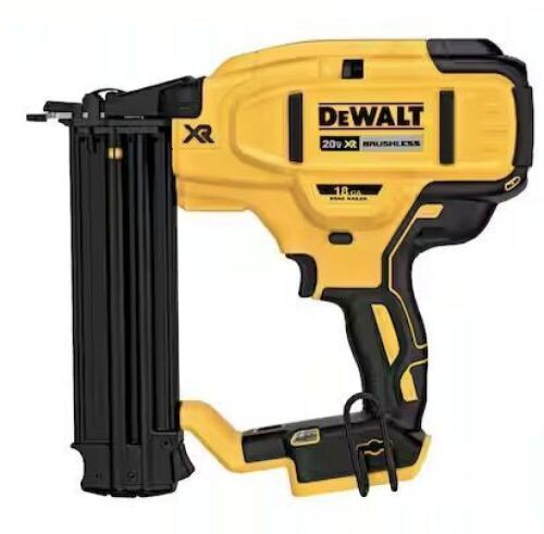 DEWALT 20V MAX XR Lithium-Ion Electric Cordless 18-Gauge Brad Nailer, Tool Only - Lot 57
