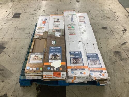 Lot of (8) Cases of Lifeproof Flooring, Mixed Styles - Lot 53