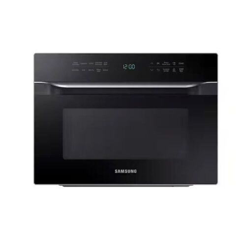 Samsung PowerGrill Duo 1.2 cu. ft. Built-In Microwave in Fingerprint-Resistant Black Stainless Steel with Power Convection - Lot 28