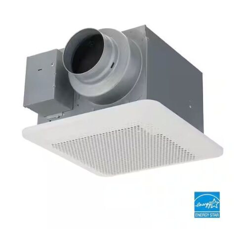 Panasonic Whisper Choice DC Pick-A-Flow 80/110 CFM Ceiling Bathroom Exhaust Fan with Flex-Z Fast Bracket - Lot 31