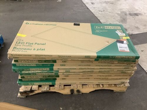 Lot of (11) Lithonia Lighting CPX LED Flat Panel 2' x 4' - Uninspected - Lot 39