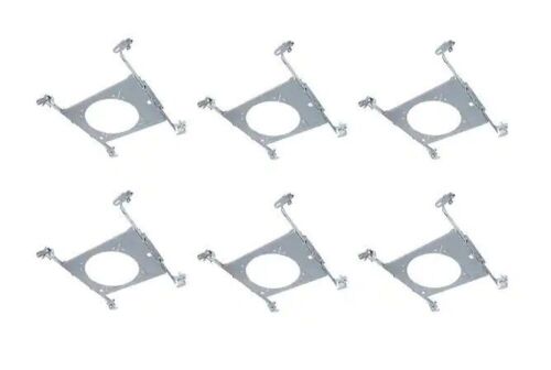 Lot of (2) HALO HL 6 in. Mounting Frame for Round and Square Canless Recessed Fixtures, 6-Pack - Lot 167