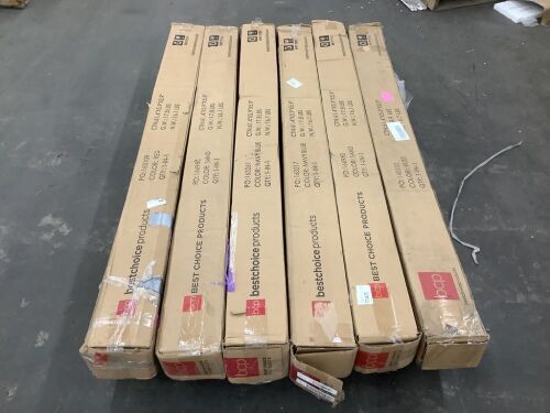 Lot of (6) Solar LED Patio Umbrellas - Uninspected - Lot 245