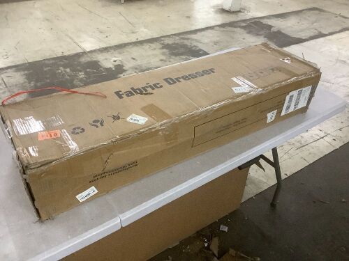 Fabric Dresser - Missing Hardware  - Lot 338