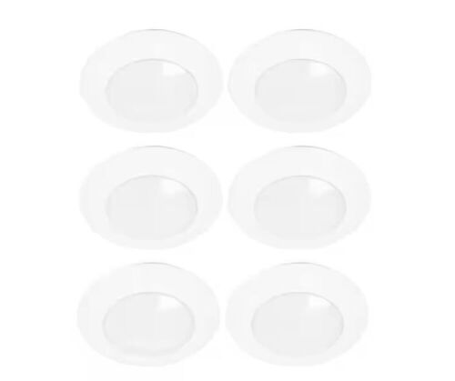 Lot of (2) HALO HLC 6 in. 3000K Integrated LED Recessed Light Trim, 6-Pack - Lot 496