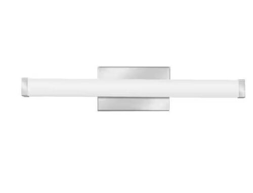 Lithonia Lighting FMVCSLS 2 ft. Chrome LED Selectable Color Temperature 3000/3500/4000K Dimmable LED Contemporary Square Vanity Light - Lot 498
