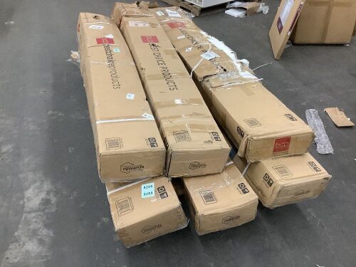 Lot of (6) Cantilever Patio Umbrellas - Uninspected - Lot 547
