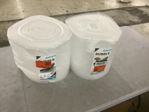 Pratt Retail Specialties 12 in. x 200 ft. Clear Bubble Cushion, 2 Pack - Lot 566