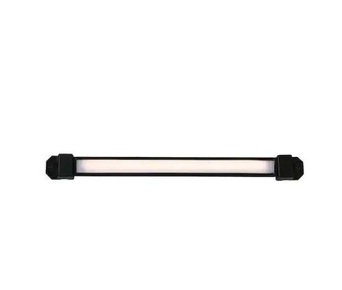 Lot of (4) Hampton Bay 25-Watt Equivalent Low Voltage Black LED Outdoor Deck Light - Lot 580