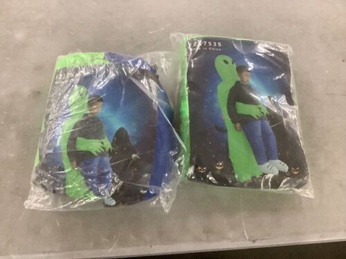 Lot of (2) Inflatable Alien Costumes - Lot 660