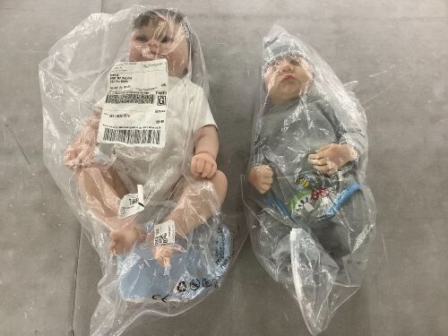 Lot of (2) Baby Dolls - Lot 665