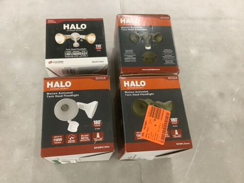 Lot of (4) Halo Flood Lights - Lot 696