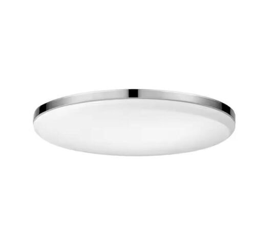 Globe Electric Ellington 28-Watt Chrome Integrated LED Ceiling Flush Mount - Lot 781