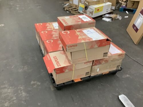 Pallet of (10) Cases Staples Tabloid Copy Paper 11" x 17"  - Lot 121