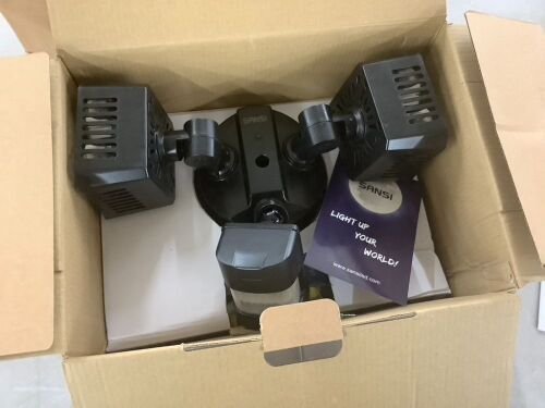 Lot of (2) SANSI Motion Activated LED Security Light - Lot 553