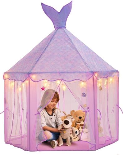 Princess Tent with Lights, 67" x 55"  - Lot 654