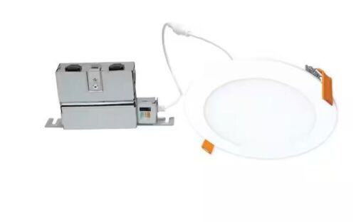 Lot of (8) HALO HLBPH 6 in. Adjustable CCT Canless IC Rated Dimmable Indoor, Outdoor Integrated LED Recessed Light Kit - Lot 222