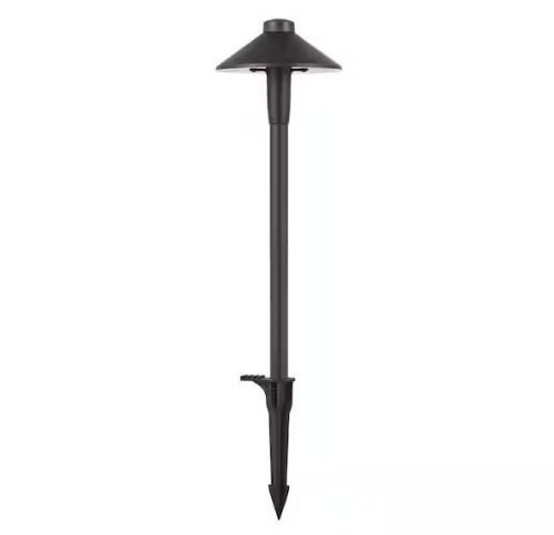 Hampton Bay Clyde Park 10-Watt Equivalent Low Voltage Bronze Integrated LED Outdoor Landscape Weather Resistant Path Light  - Lot 850