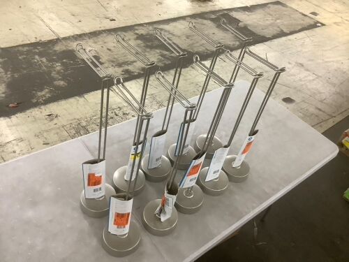 Lot of (10) Toilet Paper Holders - Most Bent but Usable  - Lot 321
