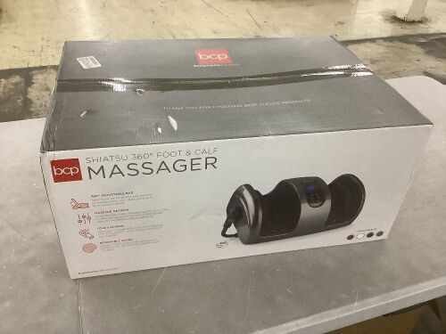 Reflexology Shiatsu Foot Massager w/ High-Intensity Rollers, Remote Control - Lot 430