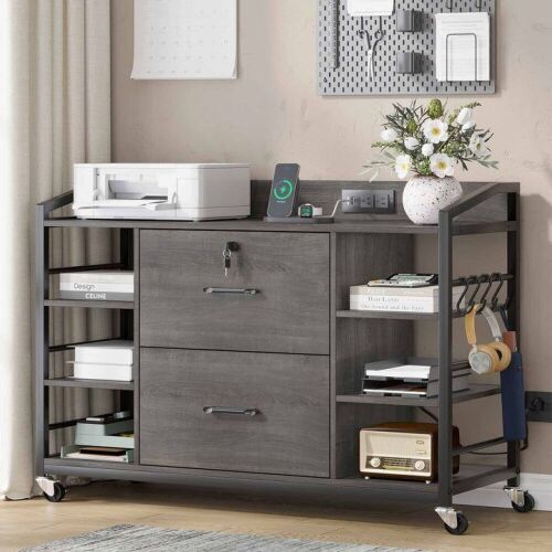 SEDETA 44 Inch 2 Drawer File Cabinet Filing Cabinet - Lot 69