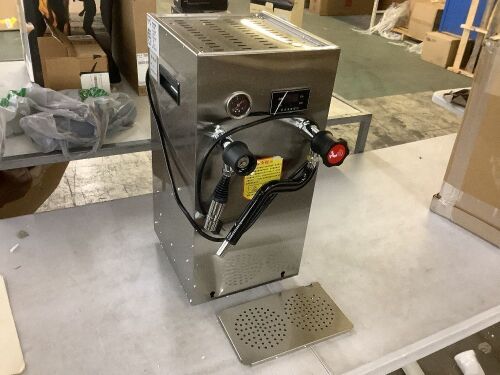2.1 Gal 2500W Multi-Purpose Full-Automatic Steam Boiling Water Frothing Machine with LCD Display - Lot 130