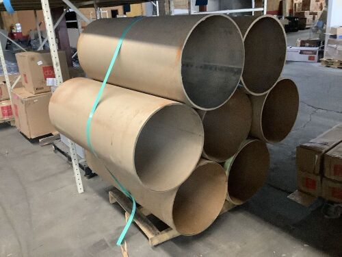 Lot of (7) Cardboard Concrete Forms  - Lot 136