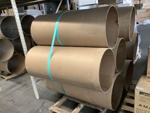 Lot of (7) Cardboard Concrete Forms  - Lot 137