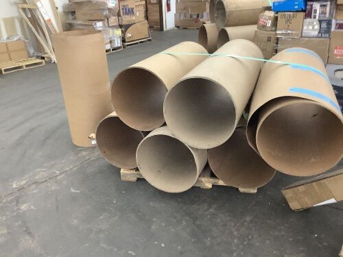 Lot of (7) Cardboard Concrete Forms  - Lot 207