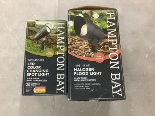 Hampton Bay LED Color Changing Spot Light & Halogen Flood Light  - Lot 731