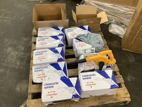 Lot of (11) Lithium Electric Blowers - No Batteries  - Lot 503