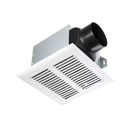 Hampton Bay 80 CFM Ceiling Mount Room Side Installation Heavy-Duty Bathroom Exhaust Fan, ENERGY STAR - Lot 816