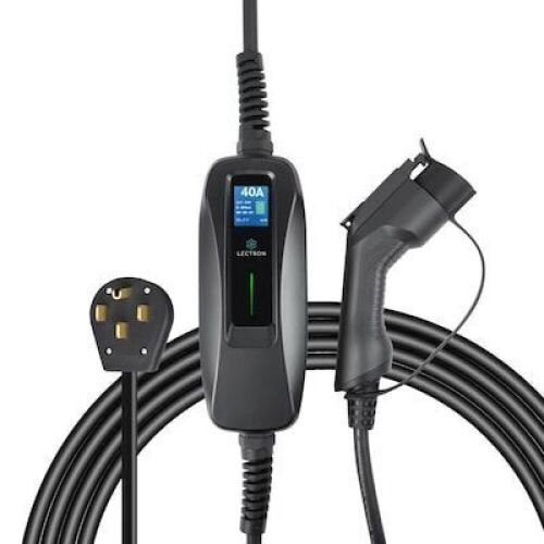 Lectron Level 2 Plug In EV Electric Vehicle Charging Station- up to 40 Amps/ 240-Volt with 18-ft Cable - Lot 52