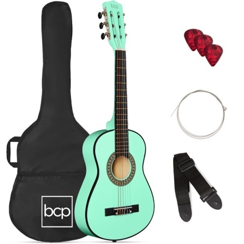 Kids Acoustic Guitar Beginner Starter Kit with Carrying Case - 30in - Lot 6694