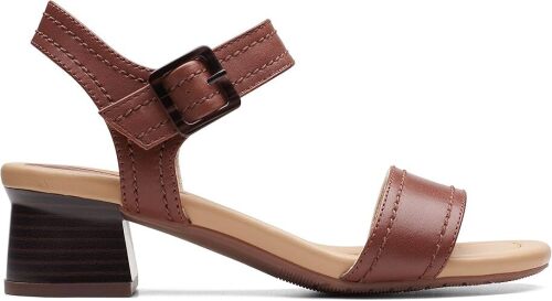 Clarks Women's Desirae Coast Heeled Sandal - Lot 6857
