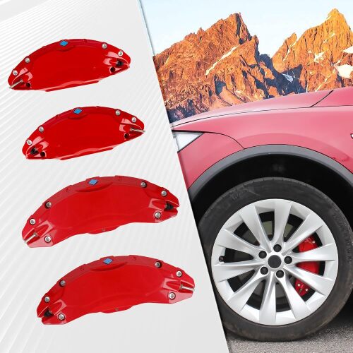 Brake Caliper Covers Compatible with Model S/X - Lot 6866