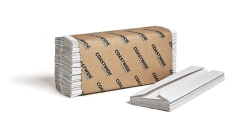 C-Fold Paper Towels, 1-Ply, 200 Sheets/Pack, 2400/Carton - Lot 6930
