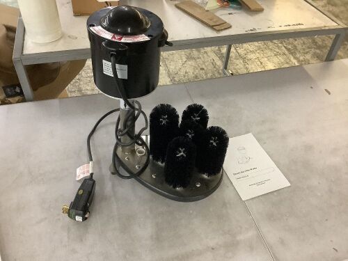 5-Brush Electric Glass Cleaning Machine - For Parts or Repair  - Lot 173