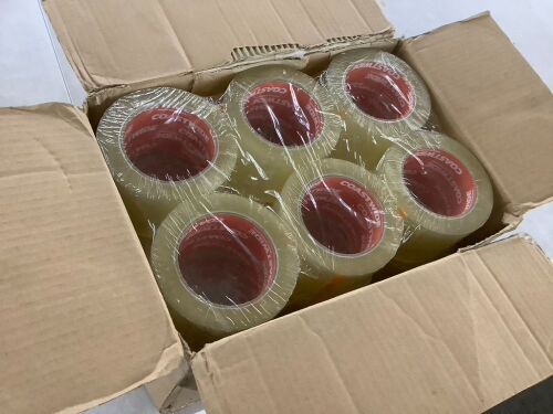 Case of Coastwide Packing Tape, 24 Rolls - Lot 483