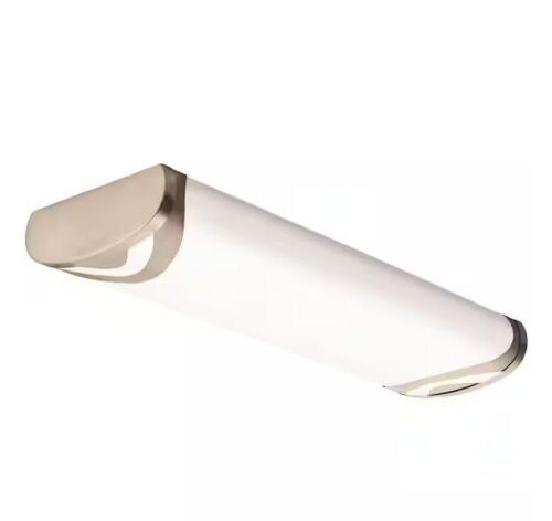 Lithonia Lighting Boomerang 2 ft. Brushed Nickel LED Decorative Linear Flush Mount - Lot 680