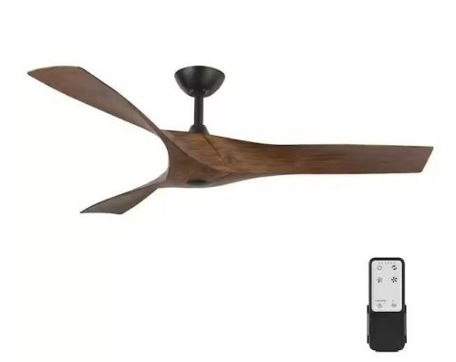 Home Decorators Collection Wesley 52 in. Oil Rubbed Bronze Ceiling Fan with Remote Control - Lot 793