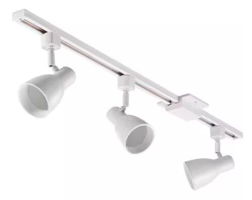 Lithonia Lighting 4 ft. 3-Lights Matte White Linear Track Lighting Kit - Lot 796