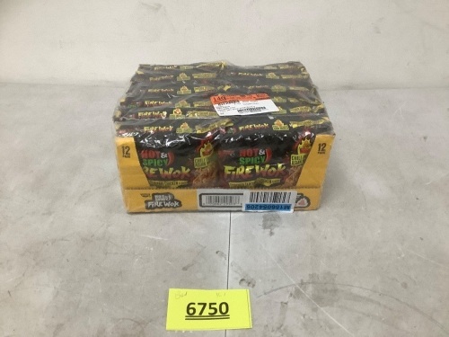 Hot and Spicy Firewok 12 Pack Ramen - Lot 6750