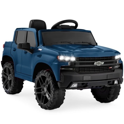 12V Licensed Chevrolet Silverado Ride On Truck w/ Parent Remote Control - Lot 7035
